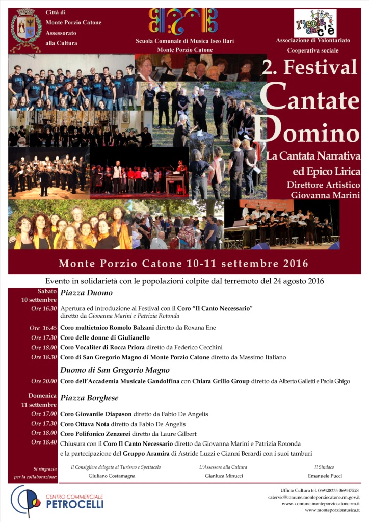 locandina cantate domino definitiva