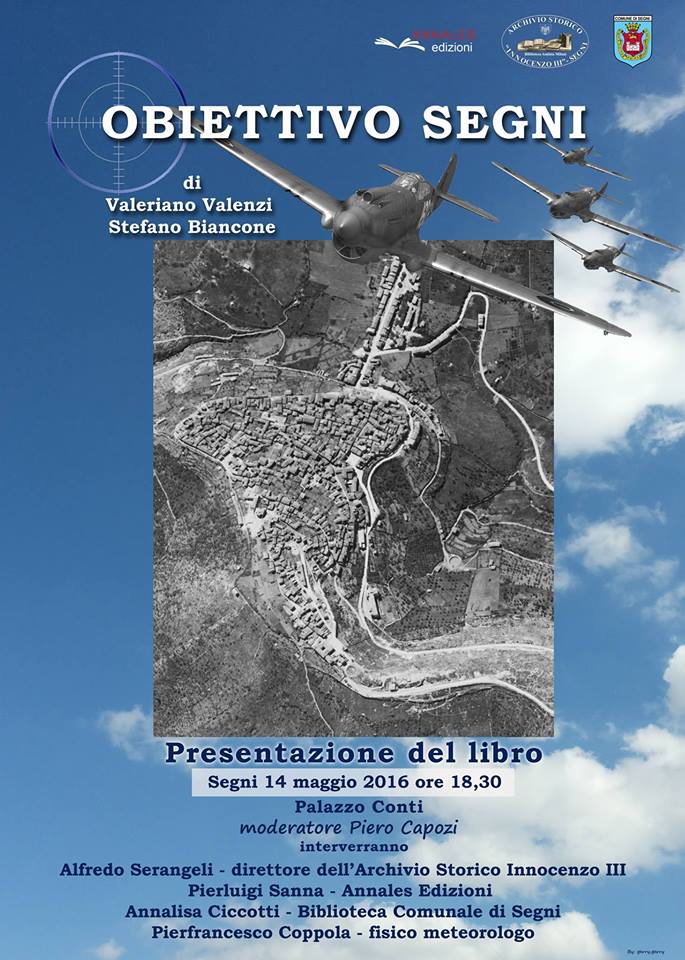 Segni, sabato 14 maggio a palazzo Conti: presentazione del libro "Obiettivo Segni" di Valeriano Valenzi e Stefano Biancone