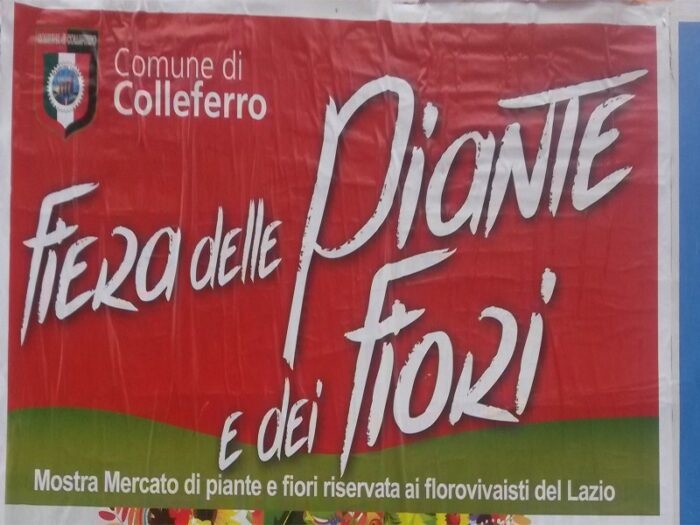 Colleferro fiera piante fiori maggio 2016