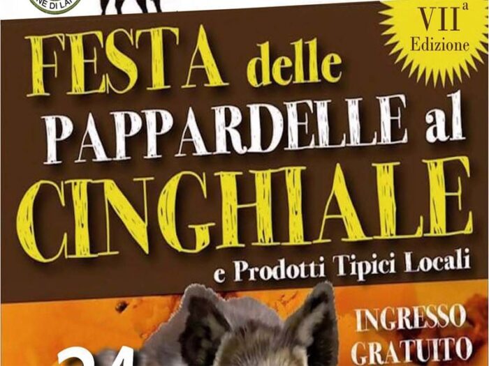 Lariano, festa delle pappardelle al cinghiale 2016 dal 24 al 26 giugno