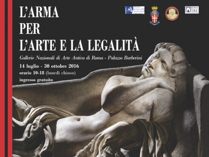 Roma, mostra L'Arma per l'Arte e la Legalità a Palazzo Barberini: reperti archeologici provenienti dai traffici illeciti