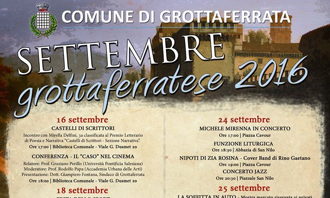 Grottaferrata Settembre Grottaferratese 2016