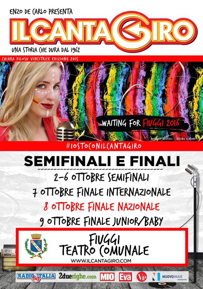 Fiuggi, Cantagiro 2016: il programma della kermesse canora che si terrà dal 2 al 9 ottobre