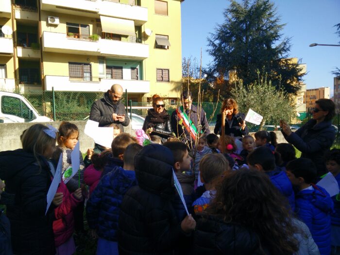 Colleferro, Festa dell'albero 2016: piantati alberi mediterranei