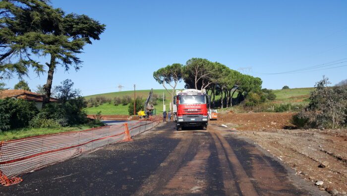 roma lavori via laurentina