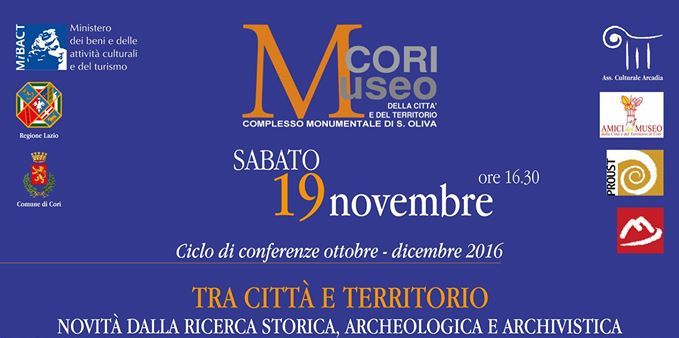 cori Tra città e territorio. Novità nella ricerca storica, archeologica e archivistica