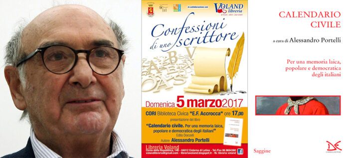 Confessioni di uno scrittore. Alessandro Portelli a Cori con Calendario Civile