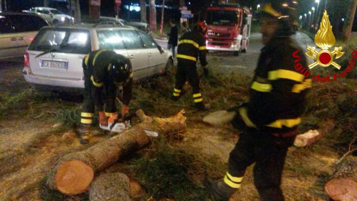 Casilina, albero cade su auto a Castrocielo: morti due ragazzi di Arce