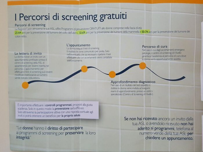 Il Comitato Salviamo l'ospedale di Anagni aderisce alla settimana nazionale della prevenzione oncologica