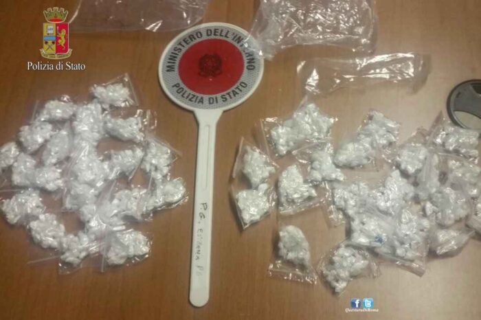 Roma, spaccio di cocaina al Tufello: arrestato Pusher dalla Polizia di Stato