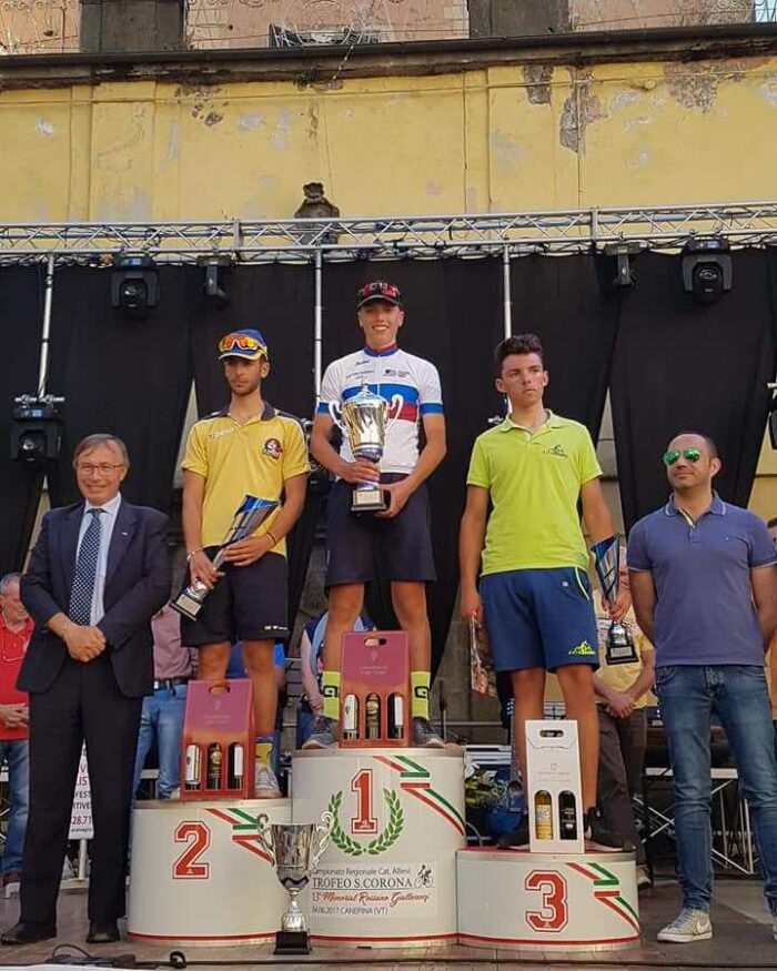 A Canepina la Velosport Ferentino fa tris: vince il ciociaro Lorenzo Germani (FOTO)