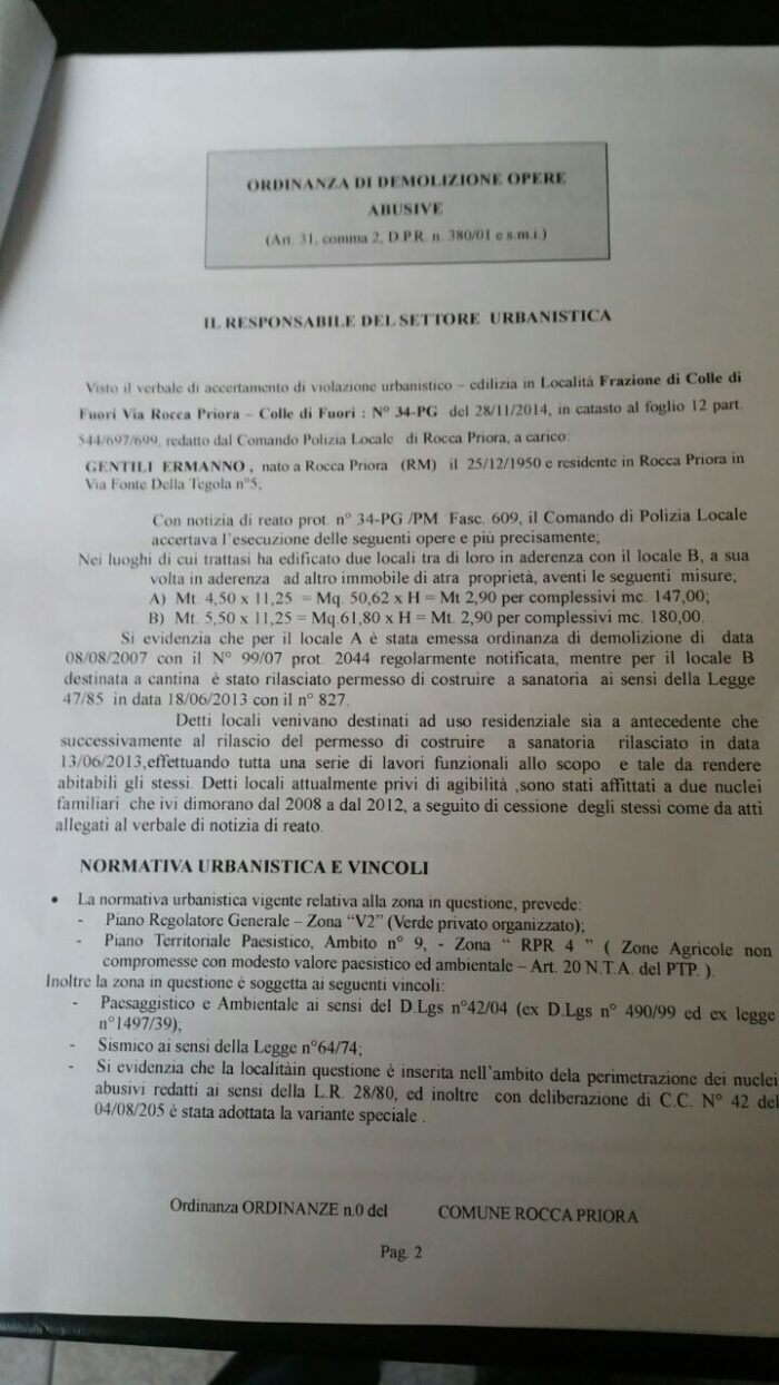 Uffici urbanistica e abusi edilizi: un nuovo caso scuote i Comuni dei Castelli Romani