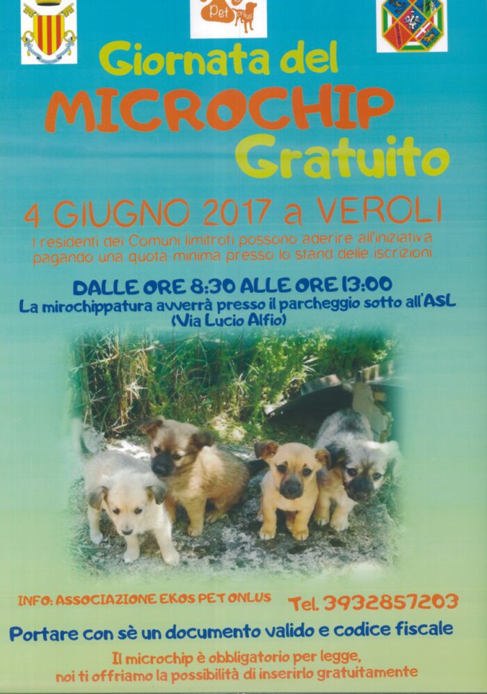 veroli microchip cani