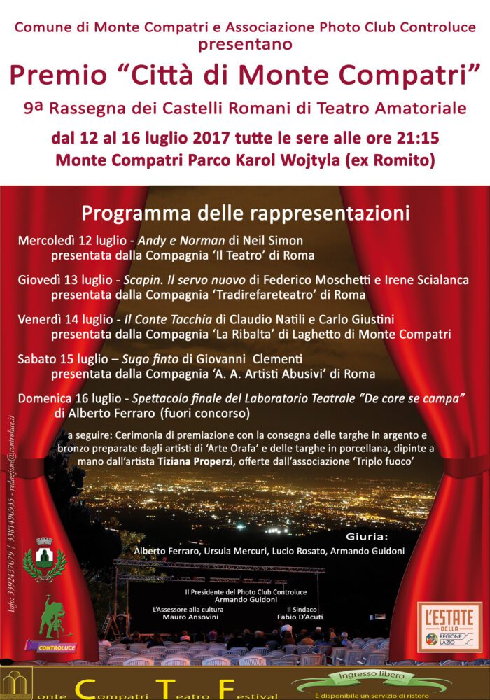 monte compatri festival del cinema teatro amatoriale