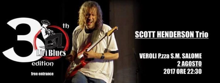 Veroli, mercoledì 2 agosto torna Liri Blues con Scott Henderson.