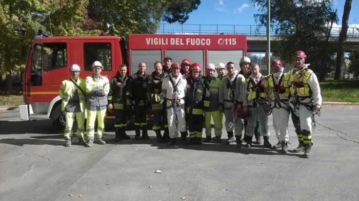 Colleferro, Italcementi: si è svolta oggi 24 ottobre 2017 un'esercitazione di sicurezza sul lavoro