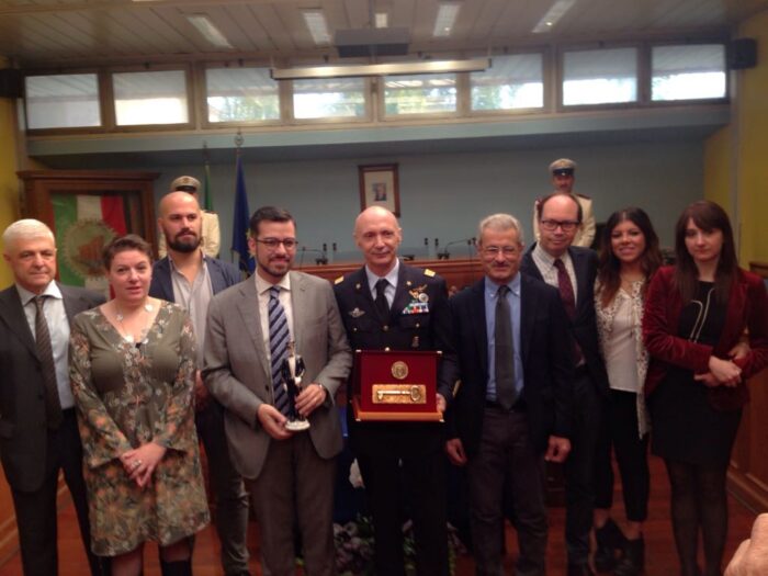 Il Capo di Stato Maggiore dell'Aeronautica Militare, Enzo Vecciarelli, in visita al Comune di Colleferro (FOTO)