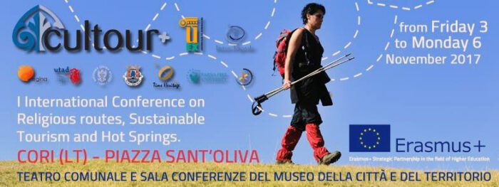 Dal 3 al 6 Novembre 2017 a Cori la conferenza scientifica internazionale Cultour Plus