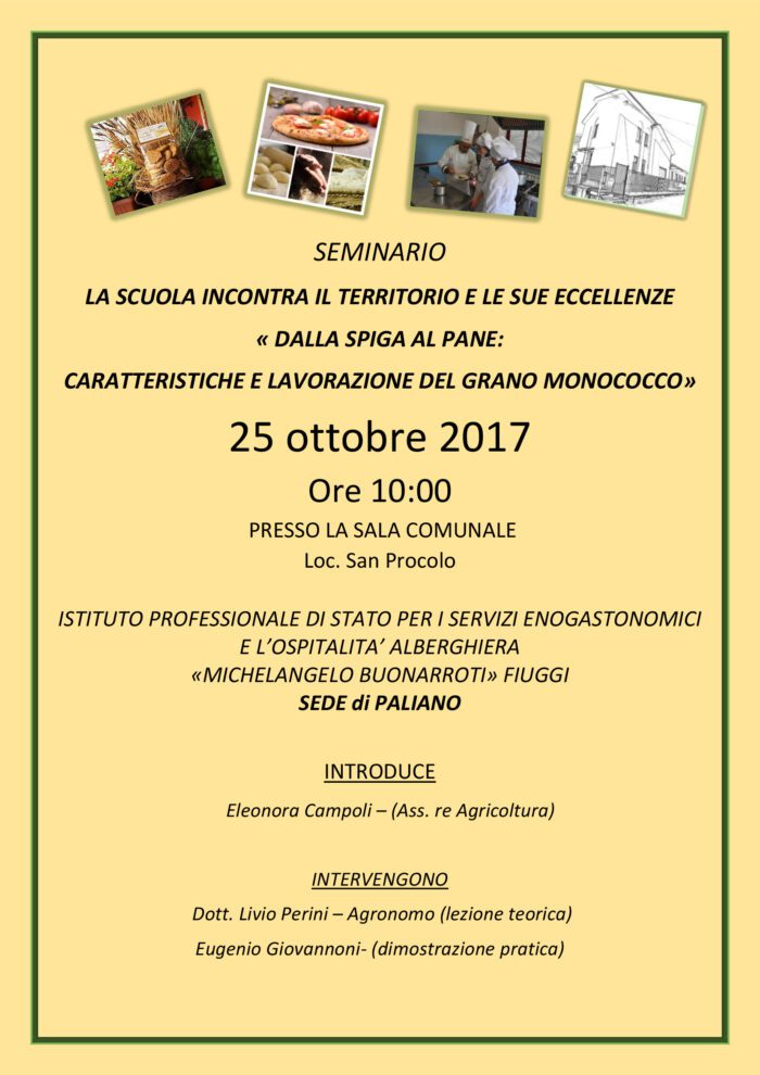 Paliano, secondo seminario per gli studenti dell'Istituto Alberghiero