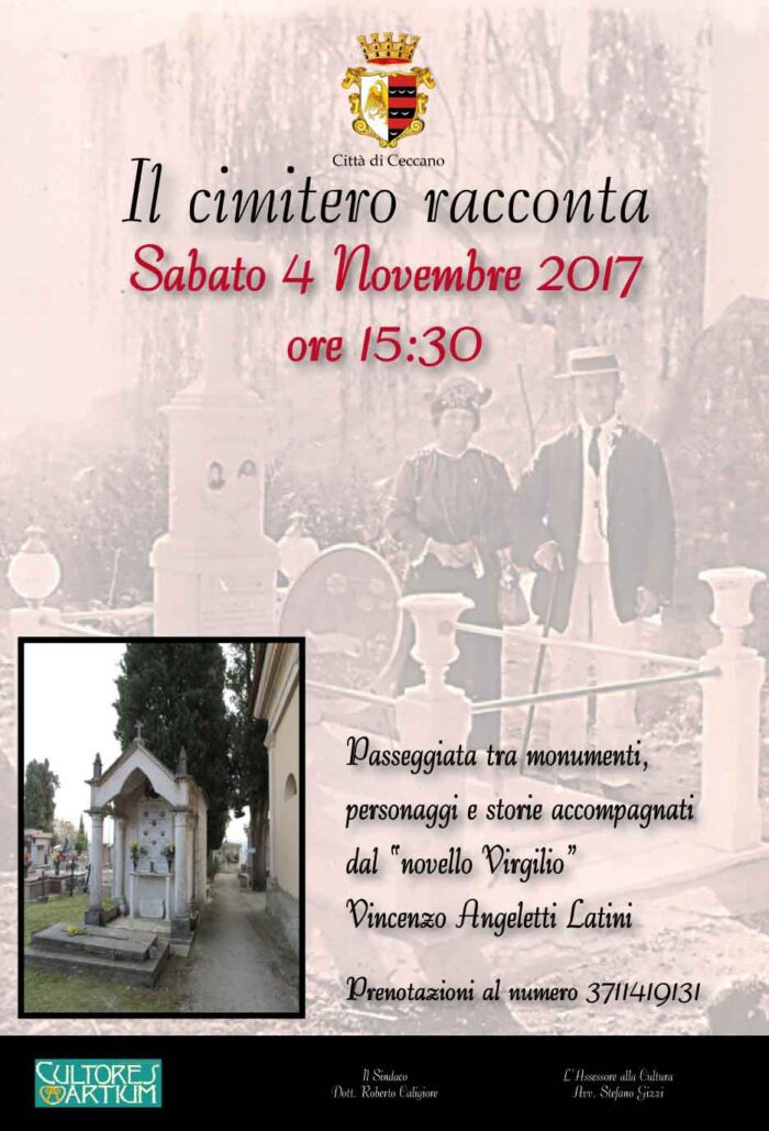 Passeggiata al cimitero monumentale di Ceccano insieme alla Cultores Artium