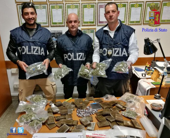 Fonte Meravigliosa, nasconde droga nella cantina del padre: arrestato 39enne romano