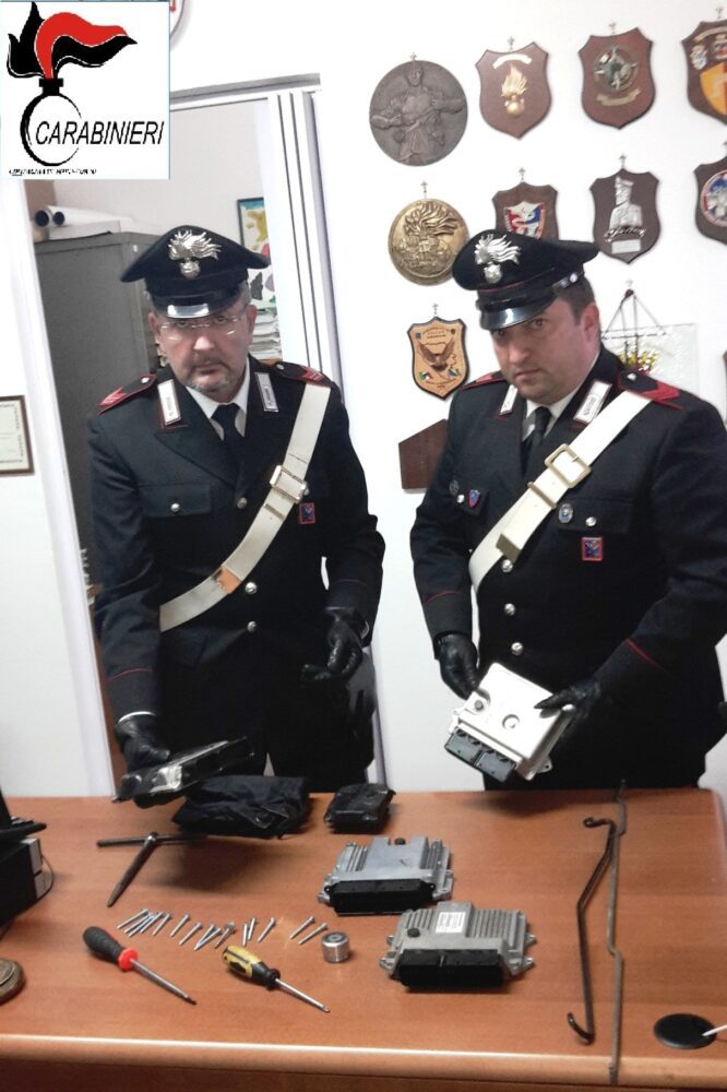 Cassino-Roma, ladri rubavano le auto nei parcheggi della stazione di Ceprano: pizzicati dai carabinieri