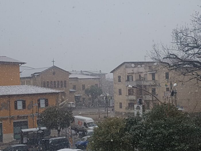 La neve arriva in Ciociaria e in provincia di Roma: alcune foto dell'imbiancata