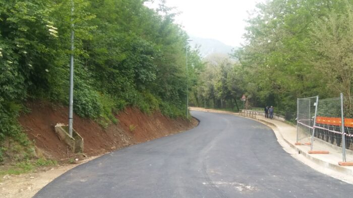 Supino, riaperta la strada provinciale via La Mola (FOTO)