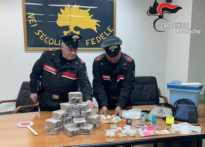 Maxi sequestro droga Alatri