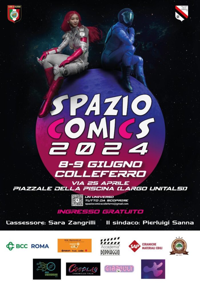 Colleferro, Spazio Comics 8 e 9 giugno: i dettagli sull'eventi