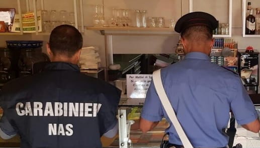 Chiuso bar gelateria nel Frusinate