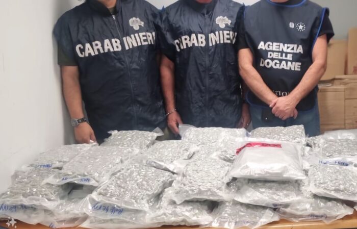 aeroporto fiumicino droga valigia arrestato