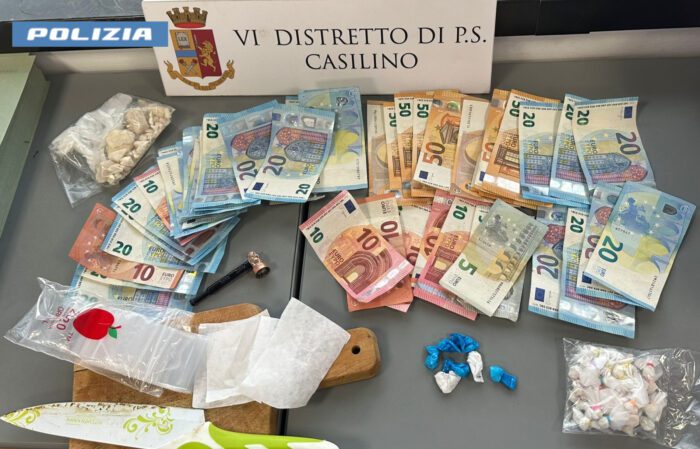 Roma spaccio droga otto arresti