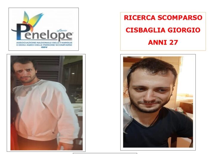 anagni scomparso giorgio cisbaglia appello